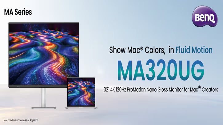 BenQ Launches MA320UG 32-inch 4K 120Hz Monitor for Mac Creators