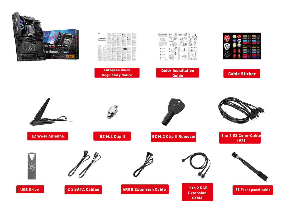 MSI PRO X870E-S EVO WiFi Motherboard
