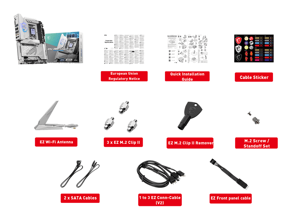 MSI MPG Z890 Edge TI WiFi Gaming Motherboard