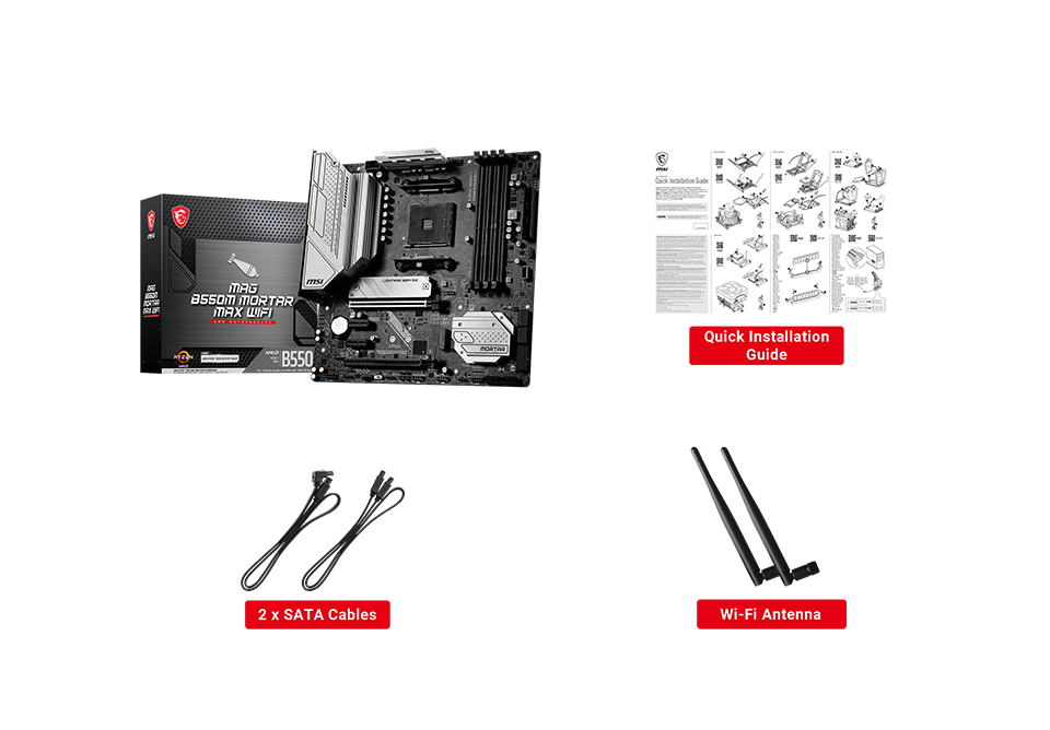 MSI MAG B550M Mortar MAX WiFi Gaming