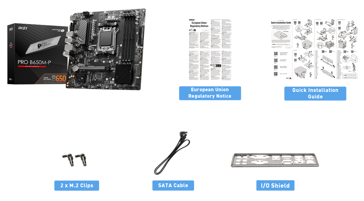MSI PRO B650M-P Motherboard