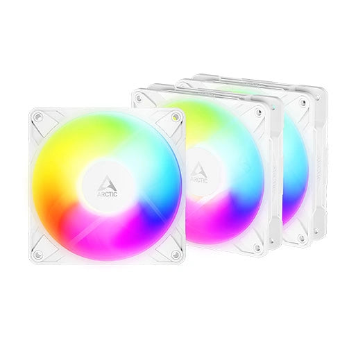 Arctic P12 Pro Reverse ARGB 120mm White Cabinet Fan