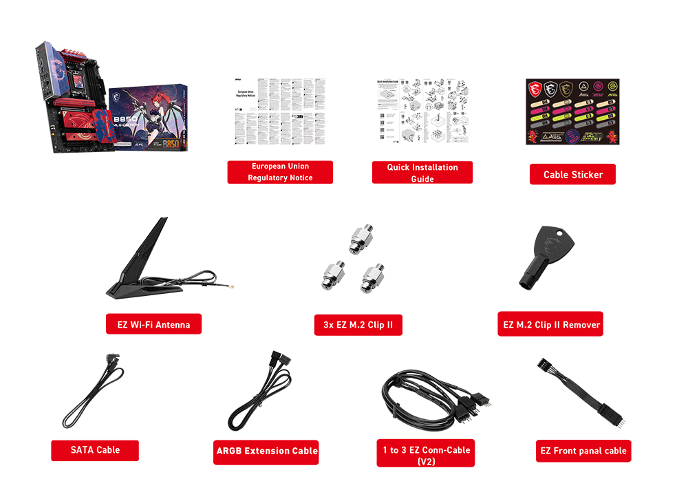 MSI B850 MLG EDTION Motherboard