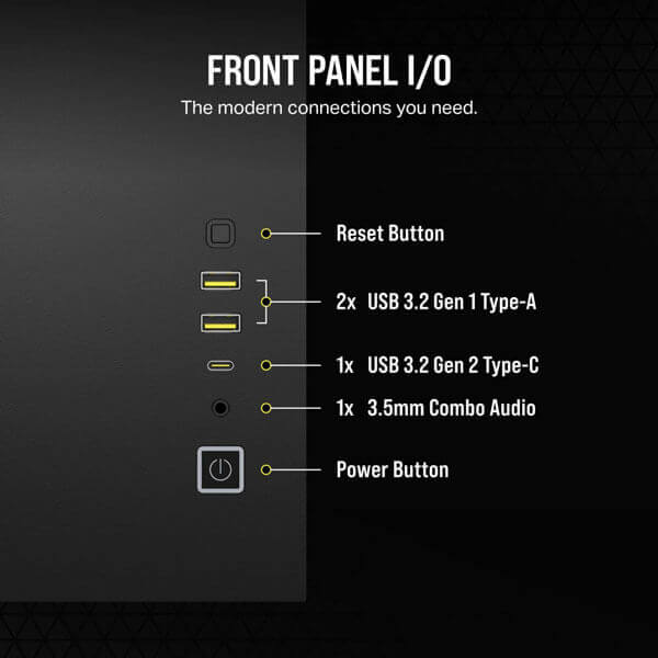 Corsair 2500X Airflow M-ATX Min Tower Case