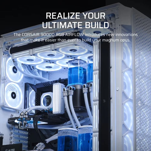 CORSAIR 9000D RGB White Airflow Super Full Tower Case