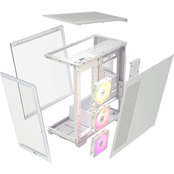Corsair 3500X ARGB White E-ATX Mid Tower Case