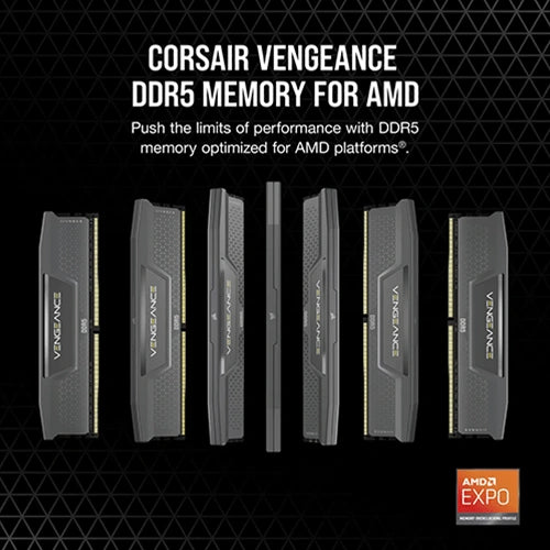 CORSAIR VENGEANCE 64GB 5200MHZ 2*32GB DDR5 C40