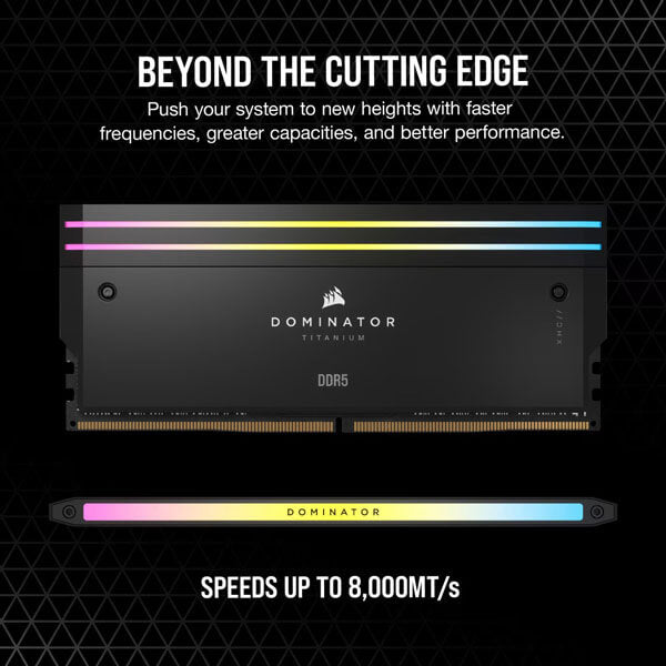 Corsair Dominator Titanium RGB 32GB (16GBx2) 6000MHz CL30 DDR5 RAM