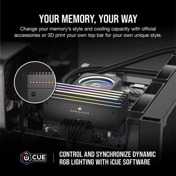 Corsair Dominator Titanium RGB 32GB (16GBx2) 6000MHz CL30 DDR5 RAM