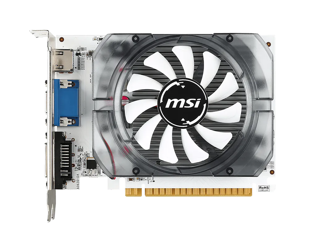 MSI N730-4GD3V2 Graphics Card - 4GB DDR3, PCI Express Gen 2, 128-bit, DVI, D-Sub, HDMI 1.4a