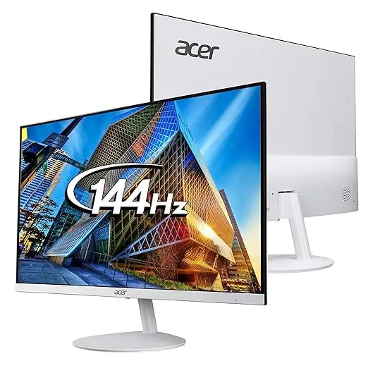 Acer SA272 P1 27 Inch (68.58 cm) Full HD IPS Ultra Slim (7.2mm Thick) Backlit LED Monitor I Zero Frame I 144Hz Refresh I 1 MS VRB I AMD FreeSync I 1xHDMI 1xVGA I Stereo Speakers I Eye Care I Eco Display