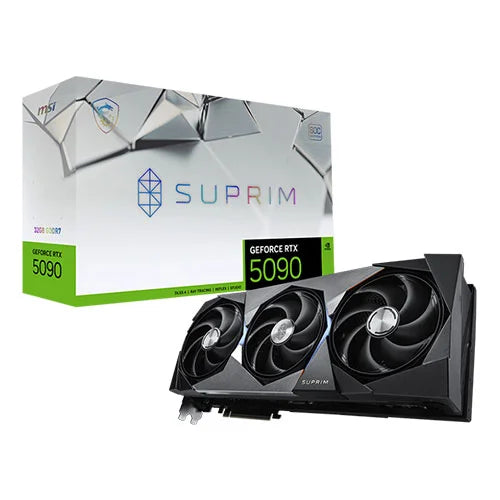 MSI RTX 5090 Suprim SOC 32GB GDDR7 Graphics Card