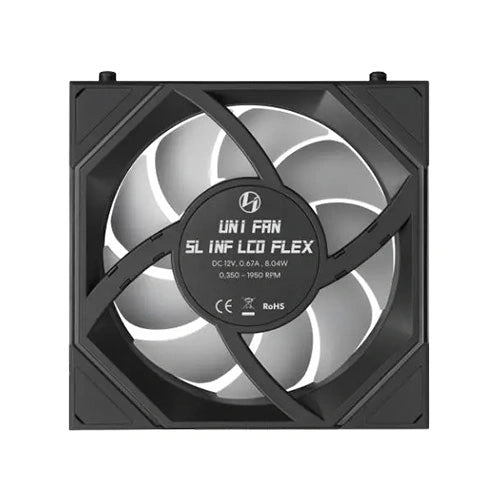LIAN LI UNI FAN SL INF LCD FLEX - REVERSE BLACK