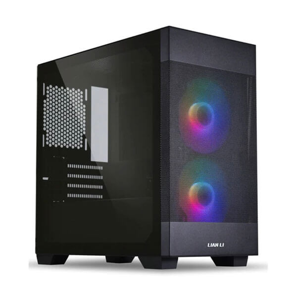 LIAN LI CABINET 205 MESH - BLACK