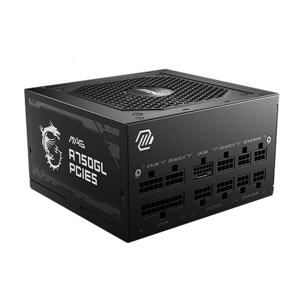 MSI MAG A750GL PCIE5 ATX 3.1 Fully Modular SMPS