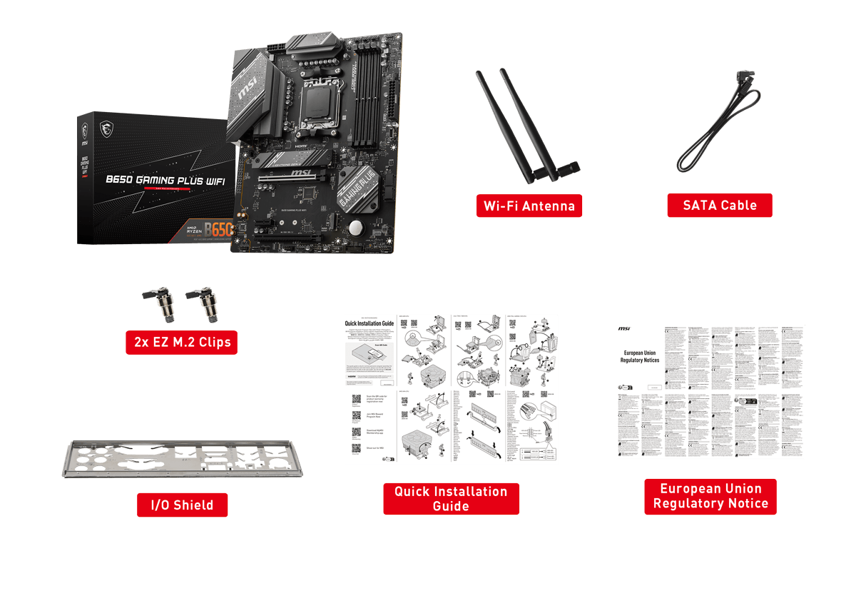 MSI B650 Gaming Plus WiFi Gaming Motherboard