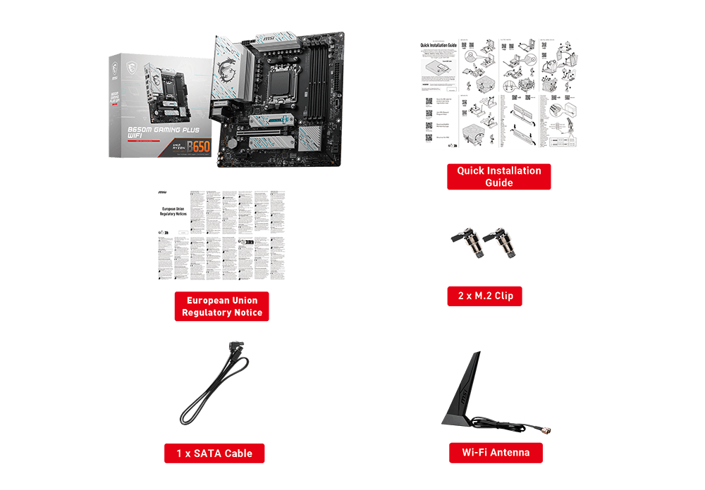 MSI B650M Gaming Plus WiFi Motherboard