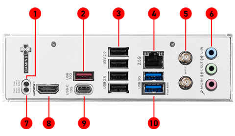 MSI B840 Gaming Plus WiFi Motherboard