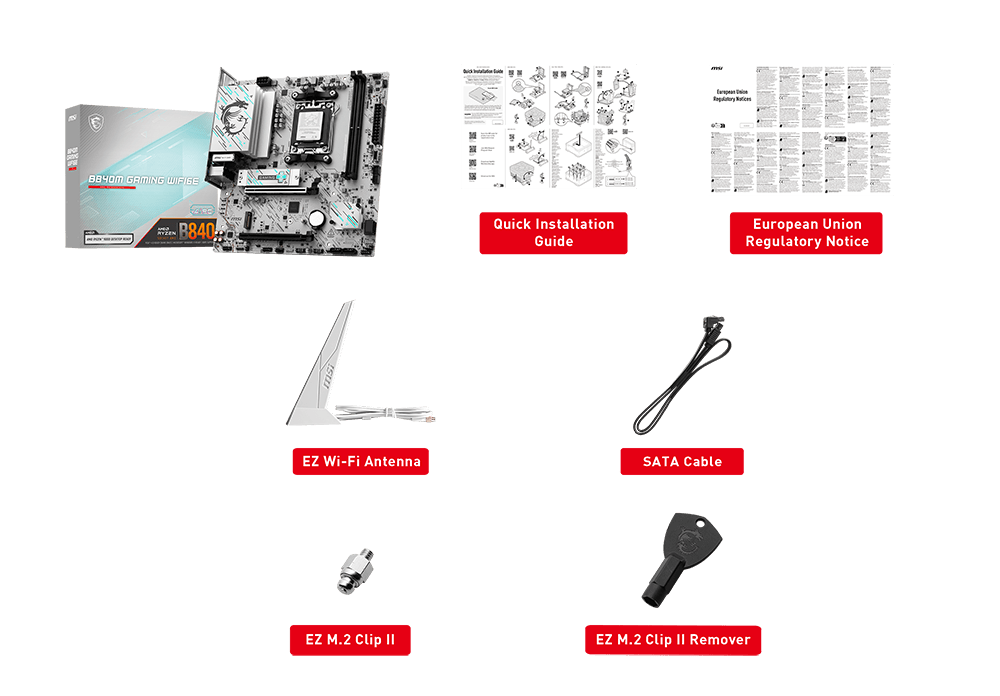 MSI B840M Gaming WIFI6E Motherboard