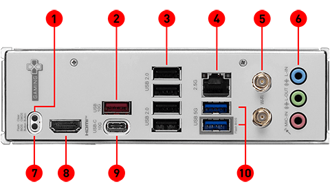 MSI B840M Gaming Plus WIFI6E Motherboard
