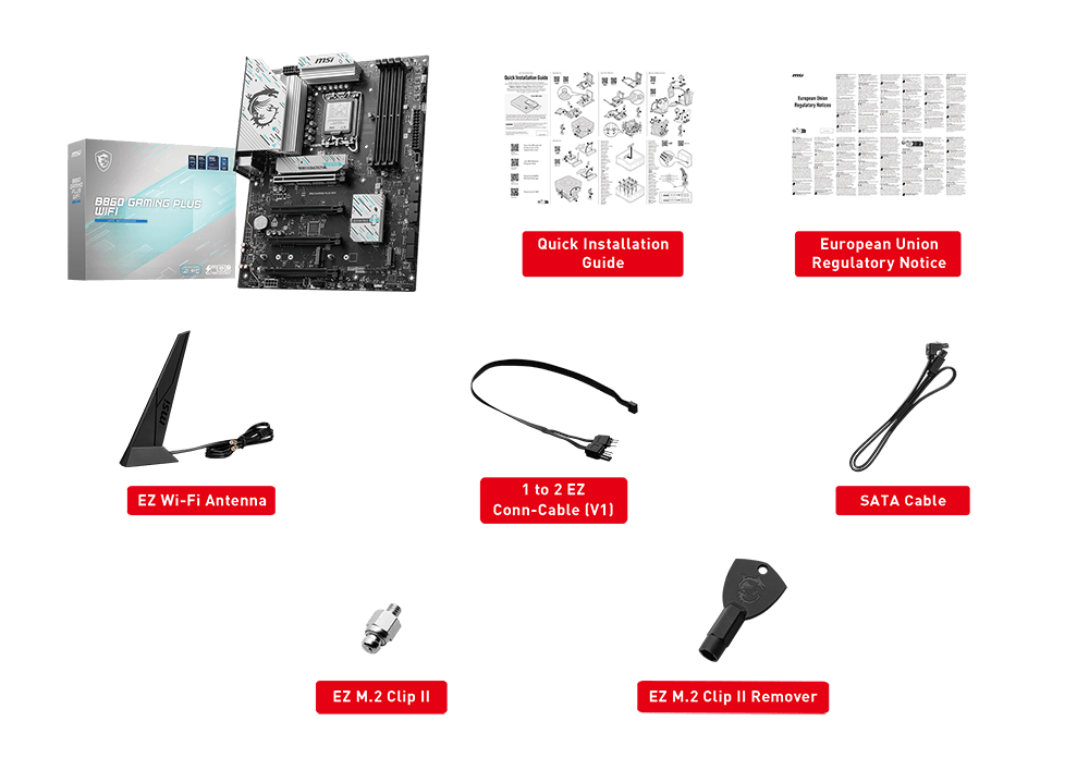 MSI B860M Gaming Plus WiFi Motherboard