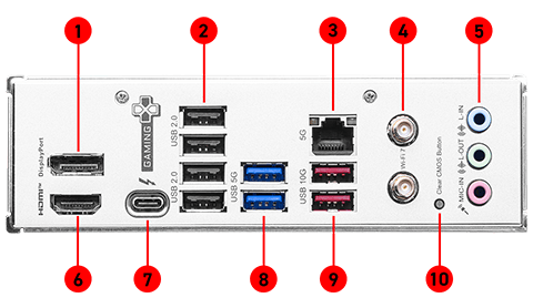 MSI B860M Gaming Plus WiFi Motherboard