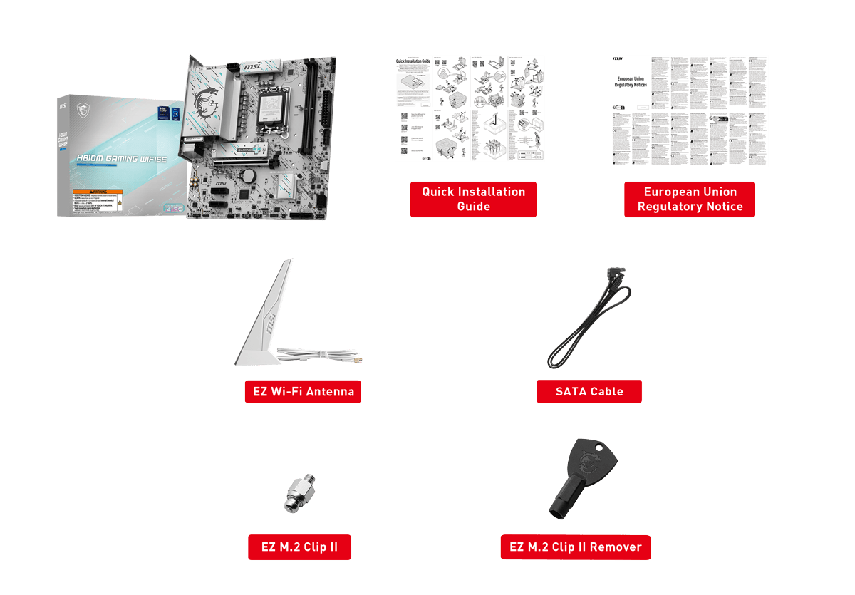 MSI H810M GAMING WIFI6E Motherboard