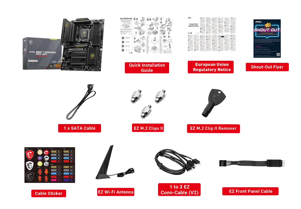 MAG B850 Tomahawk MAX WiFi Motherboard