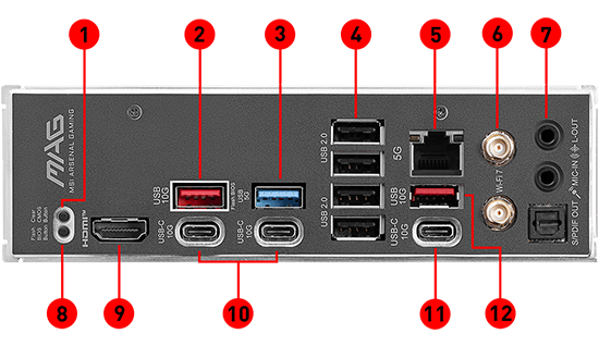 MAG B850 Tomahawk MAX WiFi Motherboard