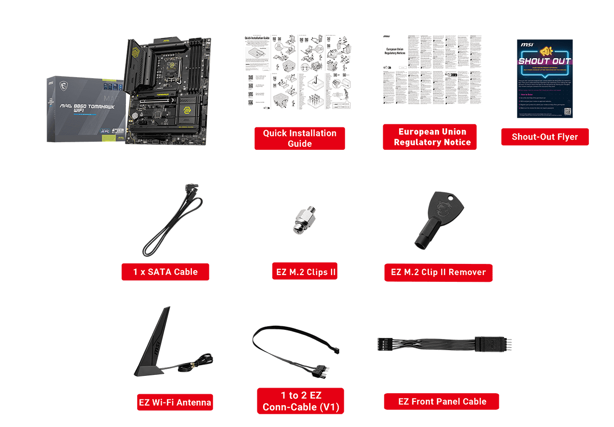 MSI MAG B850 Tomahawk MAX WiFi Motherboard