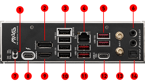 MSI MAG B850 Tomahawk MAX WiFi Motherboard