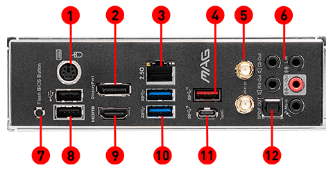 MSI MB5033 B550M PRO-VDH WiFi Ryzen 5000 Series