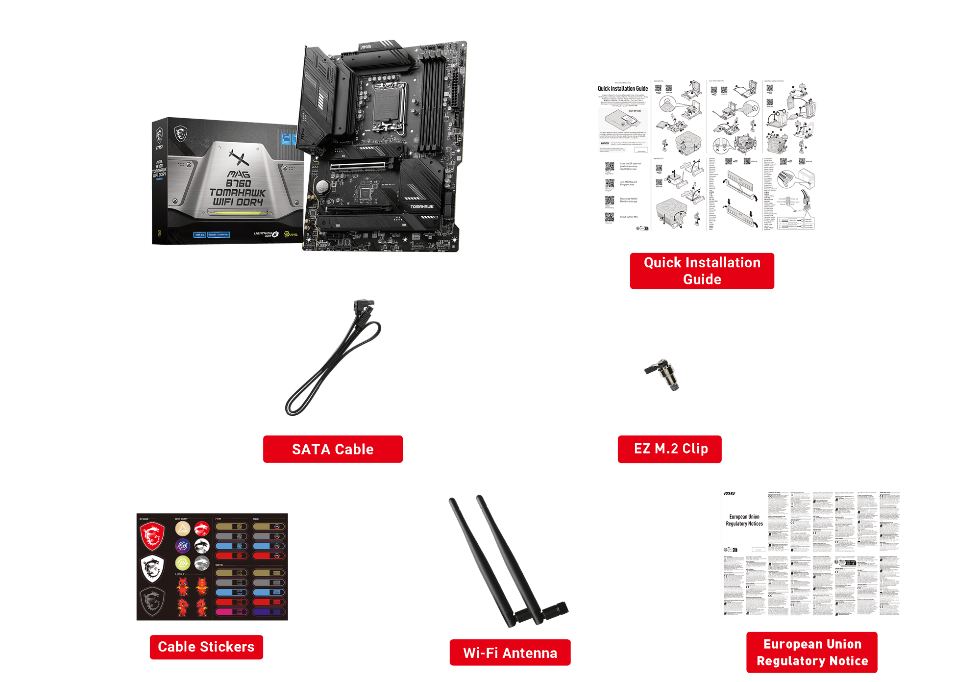 MAG B760 TOMAHAWK WIFI DDR4