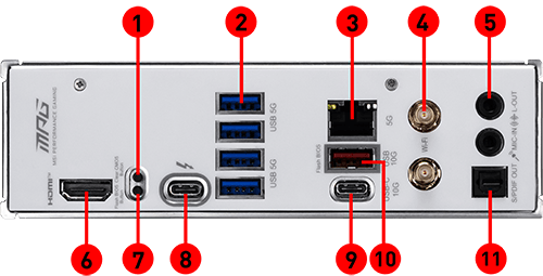 MSI MPG B860I Edge TI WiFi Motherboard