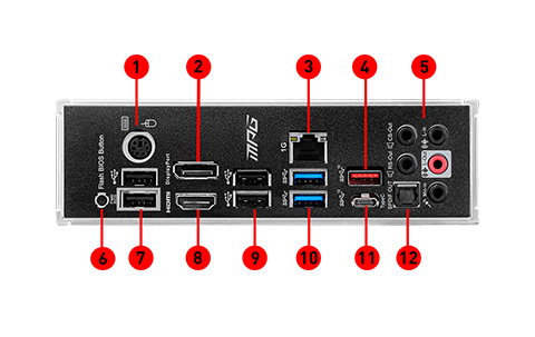 MSI MPG B550 Gaming Plus AMD AM4 DDR4