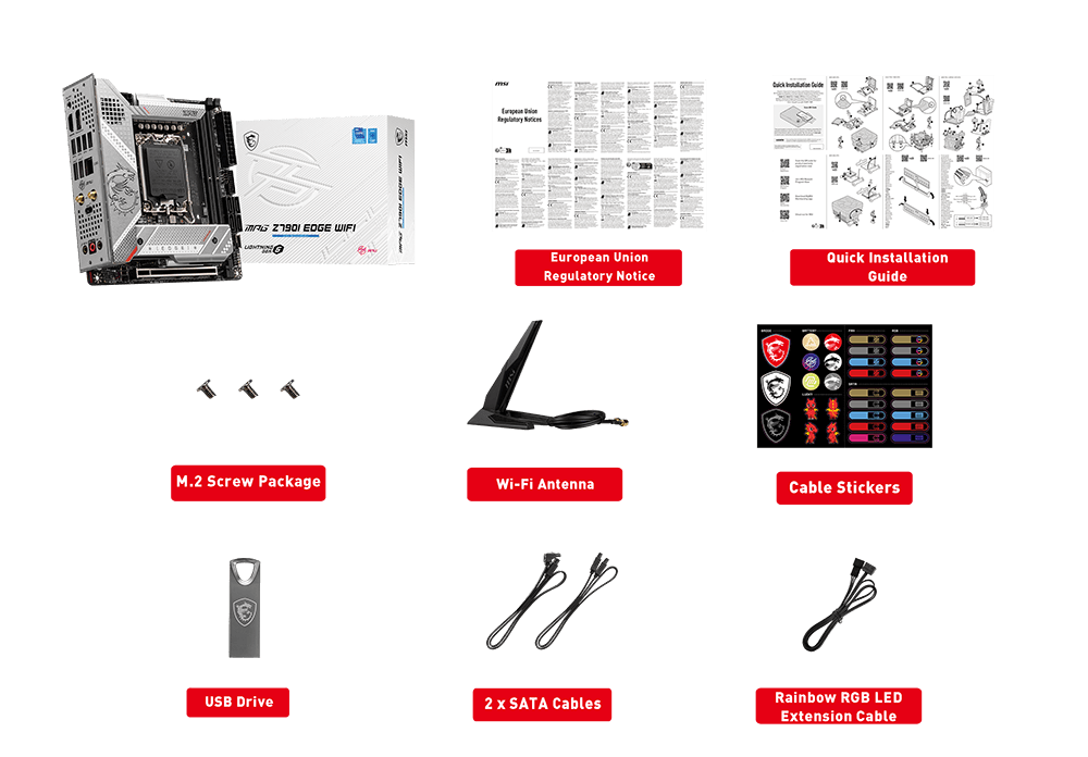 MSI MPG Z790I Edge WiFi Gaming Motherboard