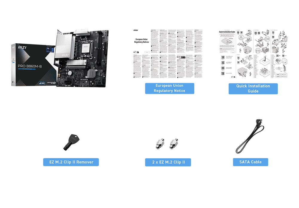 MSI PRO B860M-B Motherboard