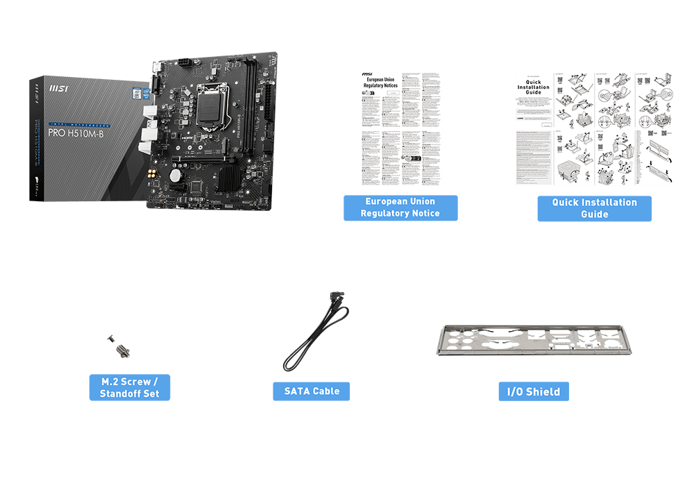 MSI PRO H510M-B Motherboard