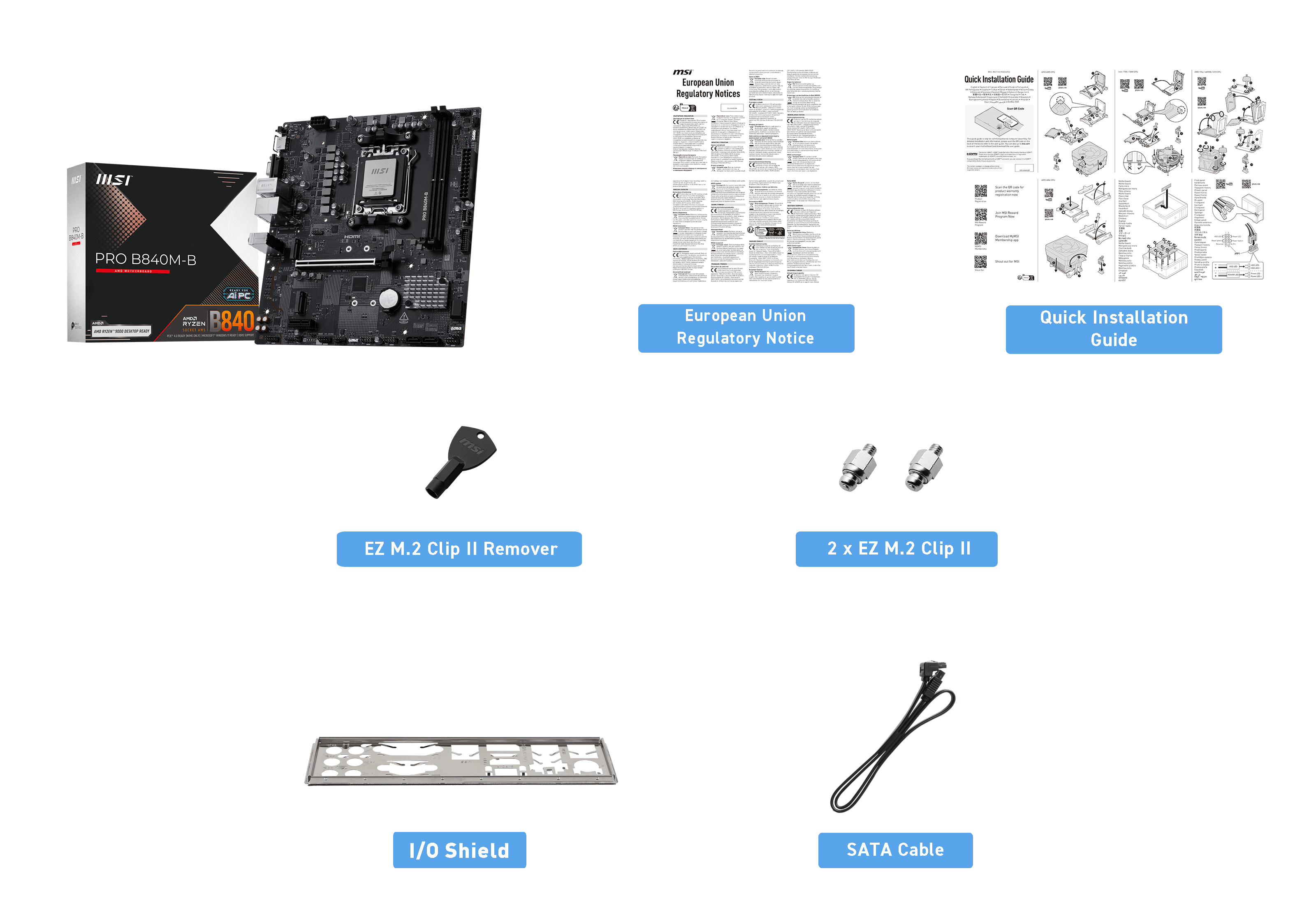 MSI PRO B840M-B Motherboard