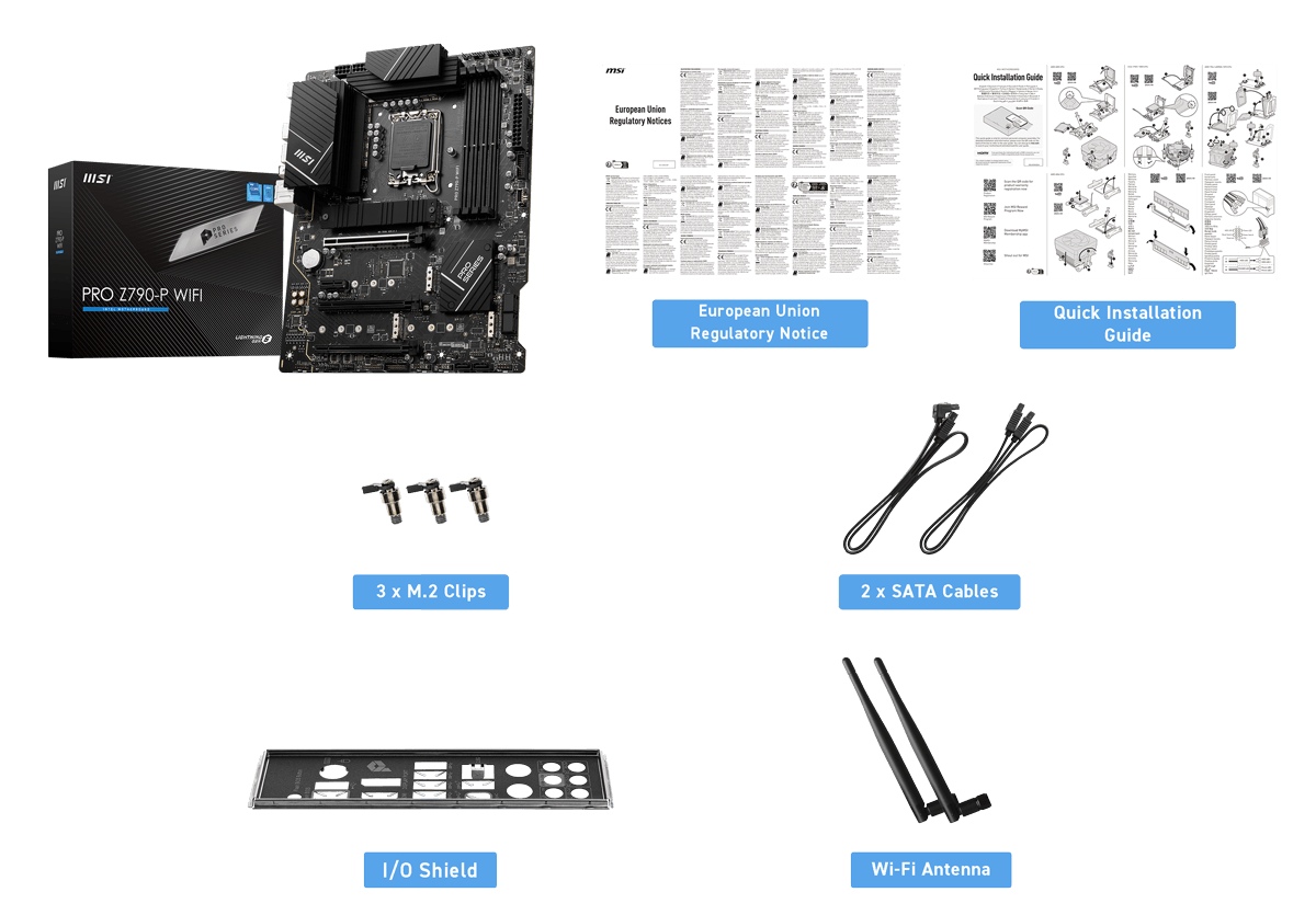 MSI PRO Z790-A MAX WiFi Motherboard