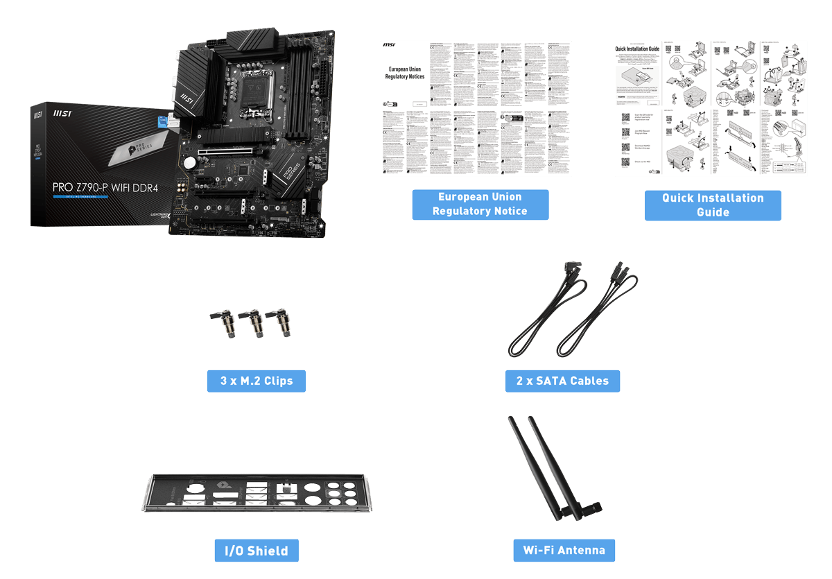 MSI PRO Z790-P WiFi DDR4 Motherboard,