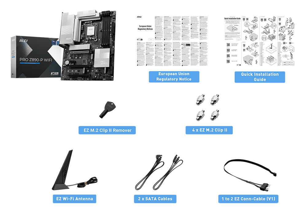 MSI PRO Z890-P WiFi Gaming Motherboard