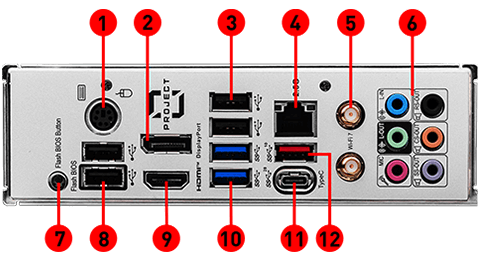 MSI Z790 Project Zero Gaming Motherboard