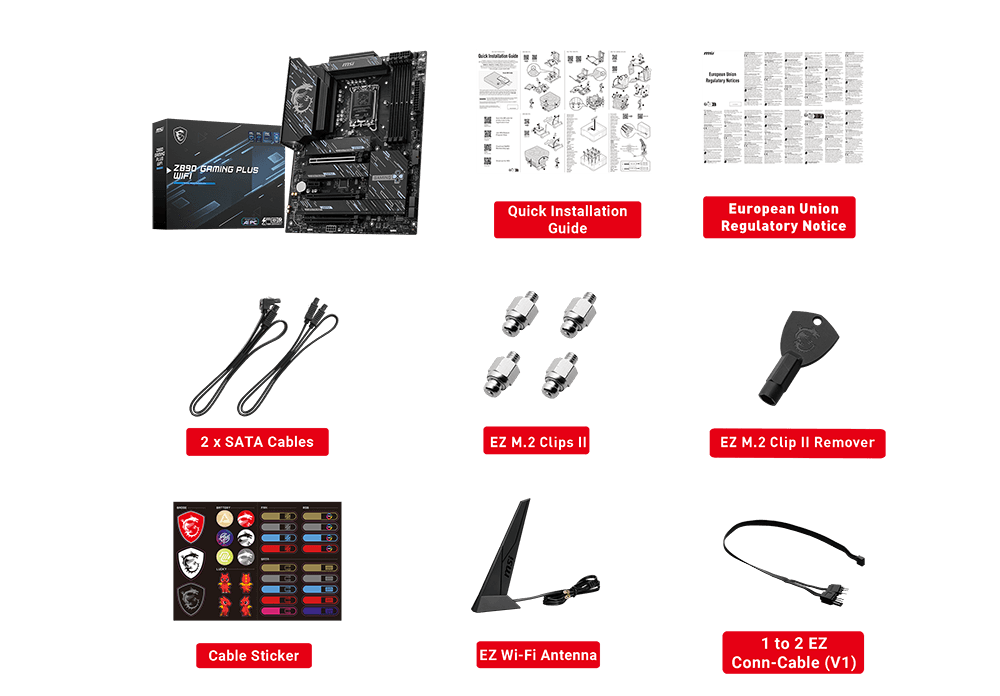 MSI Z890 Gaming Plus WiFi Gaming Motherboard