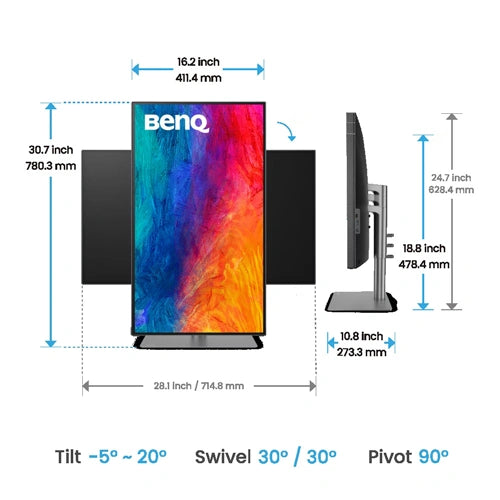 BenQ PD3225U 32 Inch Pro 4K Designer Monitor