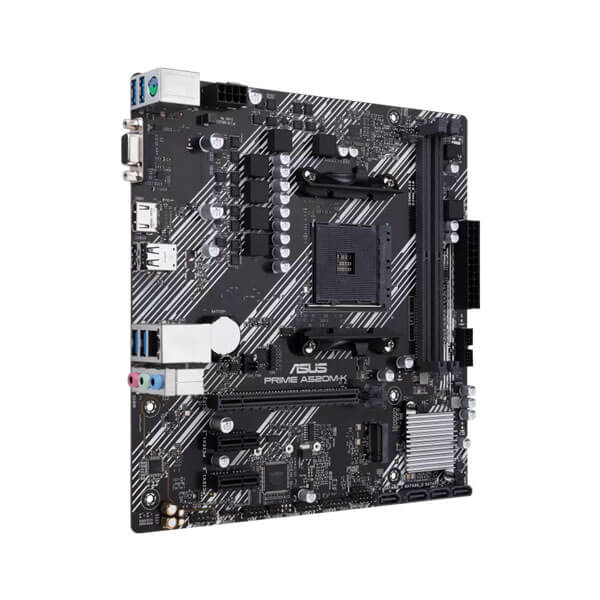 ASUS Prime A520M-K (AMD AM4 DDR4 Micro-ATX Motherboard)