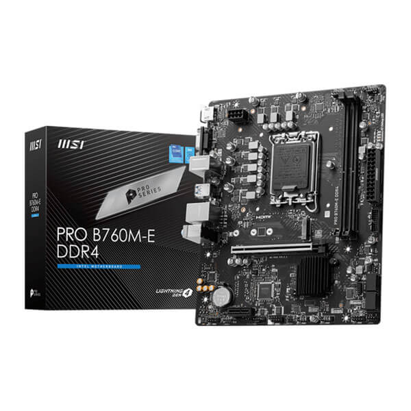 MSI PRO B760M-E DDR4 Motherboard