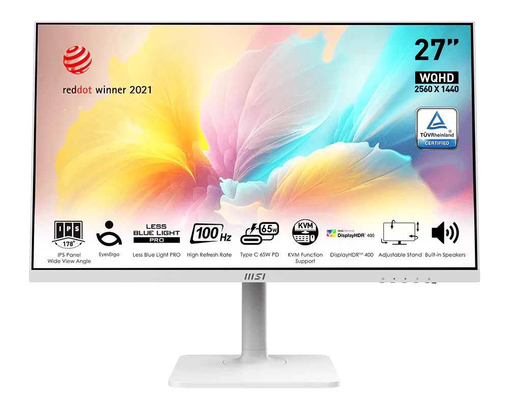 MSI Modern MD272QXPW Monitor