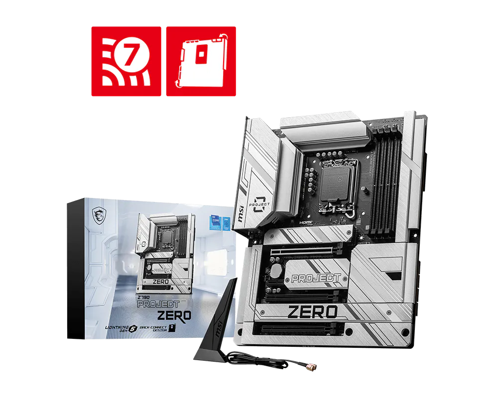 MSI Z790 Project Zero Gaming Motherboard