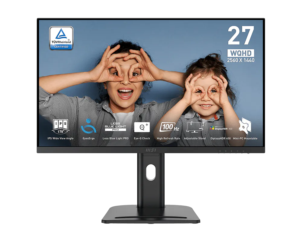 MSI PRO MP273QP E2 27-inch IPS 2560 x 1440 (QHD) Computer Monitor